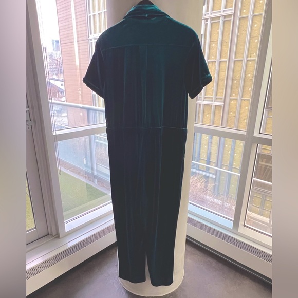 Rachel Antonoff Sapphire Blue Velour Jumpsuit in L - Picture 5 of 5